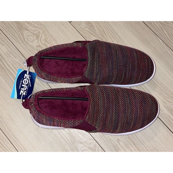 Zenz from Isotoner Womens Everywhere Knit Slip On Shoes 11 Wild Rose New Nwt - Picture 5 of 6